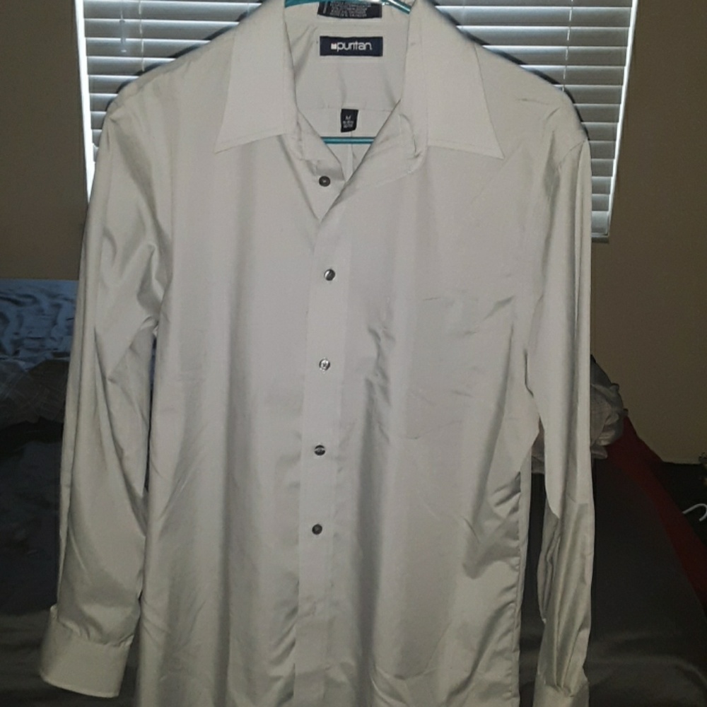 Gray Puritan dress shirt
